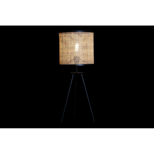 Lampada da tavolo DKD Home Decor Naturale Nero 220 V 50 W (25 x 25 x 63 cm)