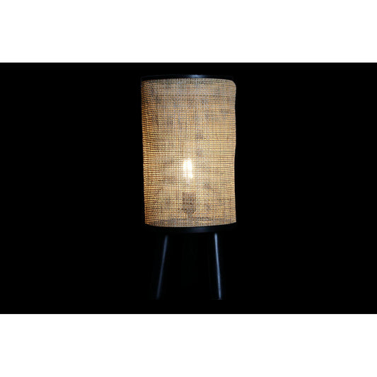 Lampada da tavolo DKD Home Decor Naturale Nero 220 V 50 W (25 x 25 x 59 cm)