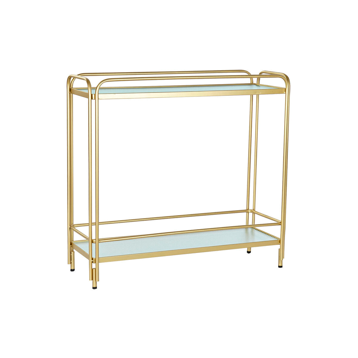 Carrello da Portata DKD Home Decor Cristallo Dorato Metallo (80 x 28 x 81 cm)