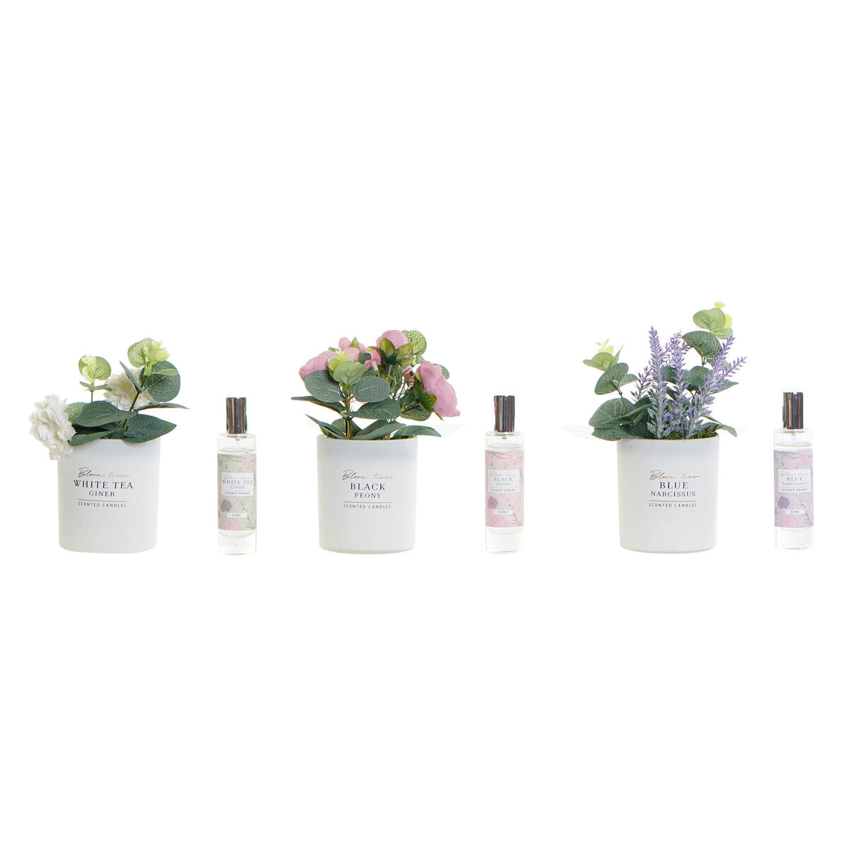 Deodorante per Ambienti DKD Home Decor Cristallo PE Impianto (2 Pezzi) (3 Unità)