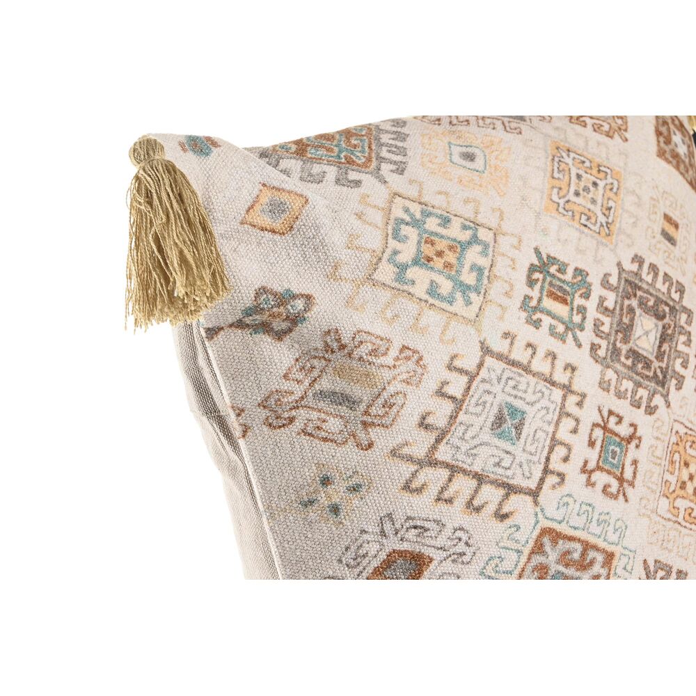 Cuscino DKD Home Decor Beige Poliestere Cotone Rombos (60 x 20 x 60 cm)