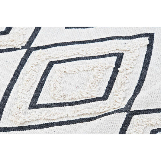 Tappeto DKD Home Decor Nero Bianco (120 x 190 x 0,7 cm)
