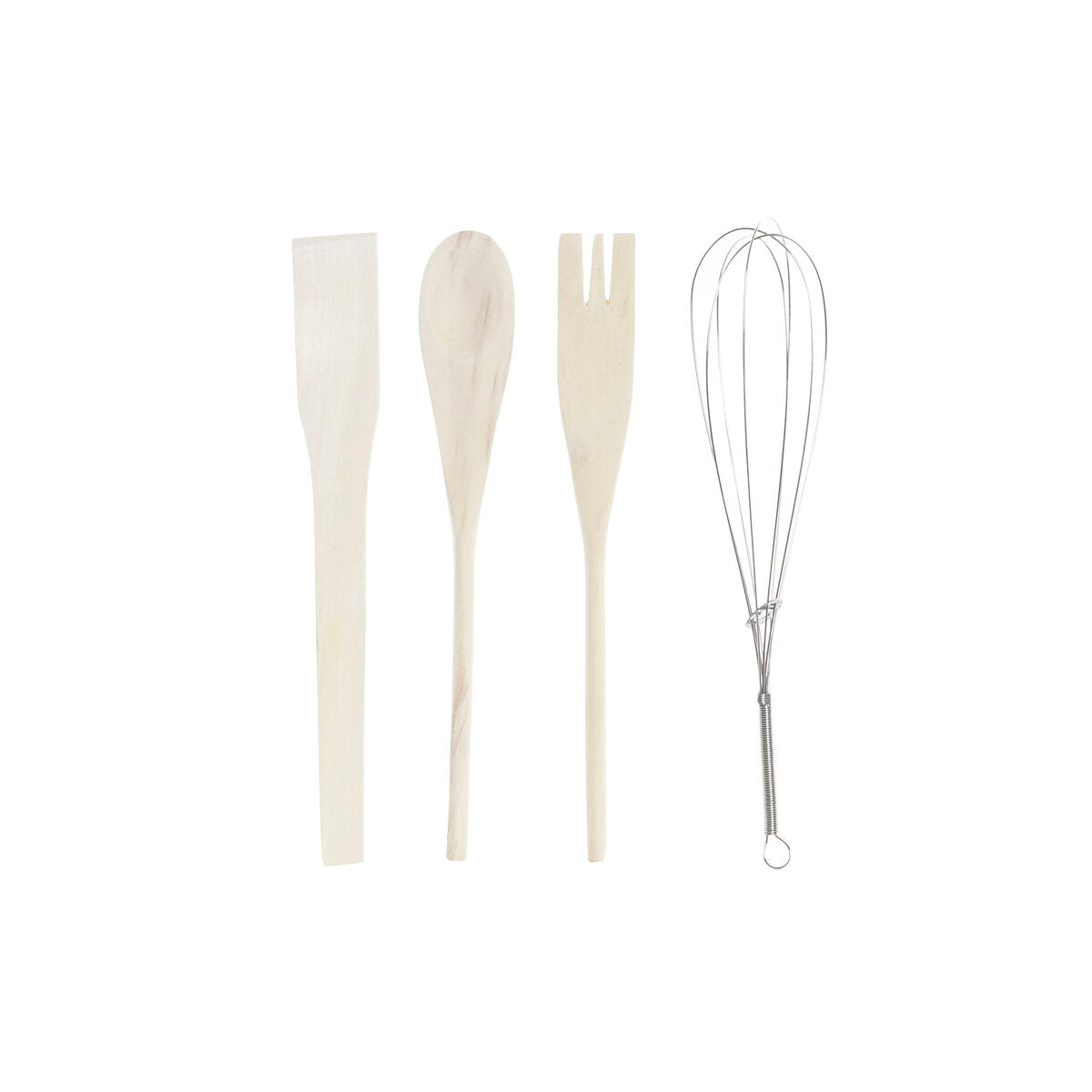 Set di Utensili da Cucina DKD Home Decor Fiori MDF Dolomite (1 L) (12 x 12 x 22 cm)