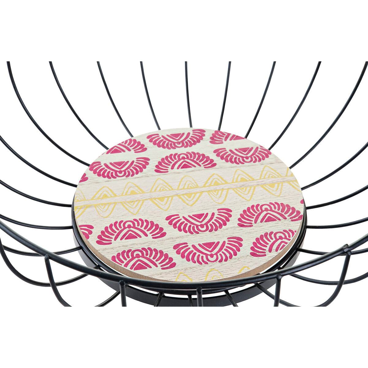 Portafrutta DKD Home Decor Metallo MDF (28 x 28 x 11 cm) (2 Unità)