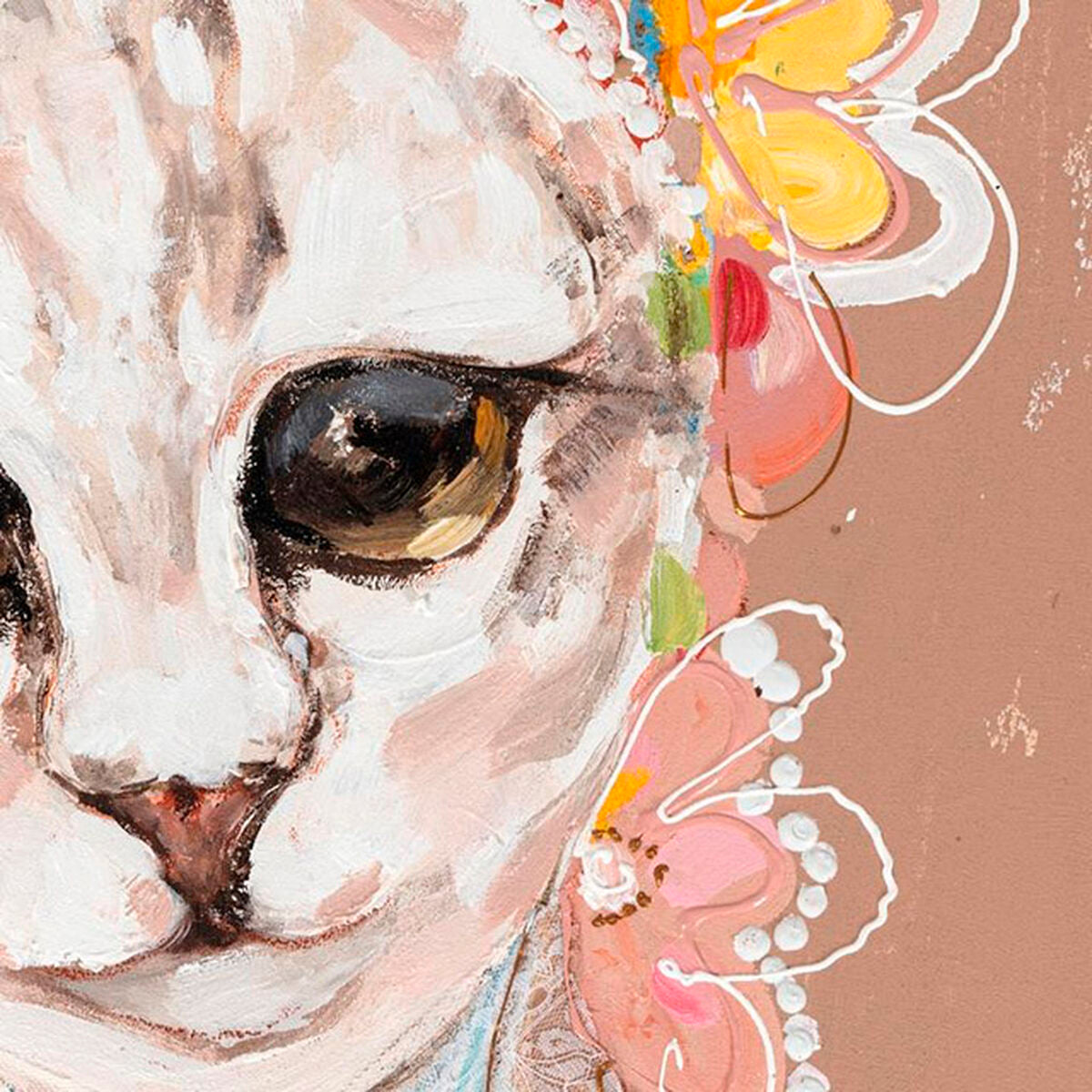 Quadro DKD Home Decor Cane Moderno (90 x 3,7 x 90 cm) (2 Unità)