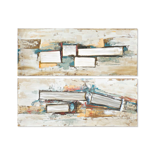 Quadro DKD Home Decor Astratto (150 x 3 x 60 cm) (2 Unità)