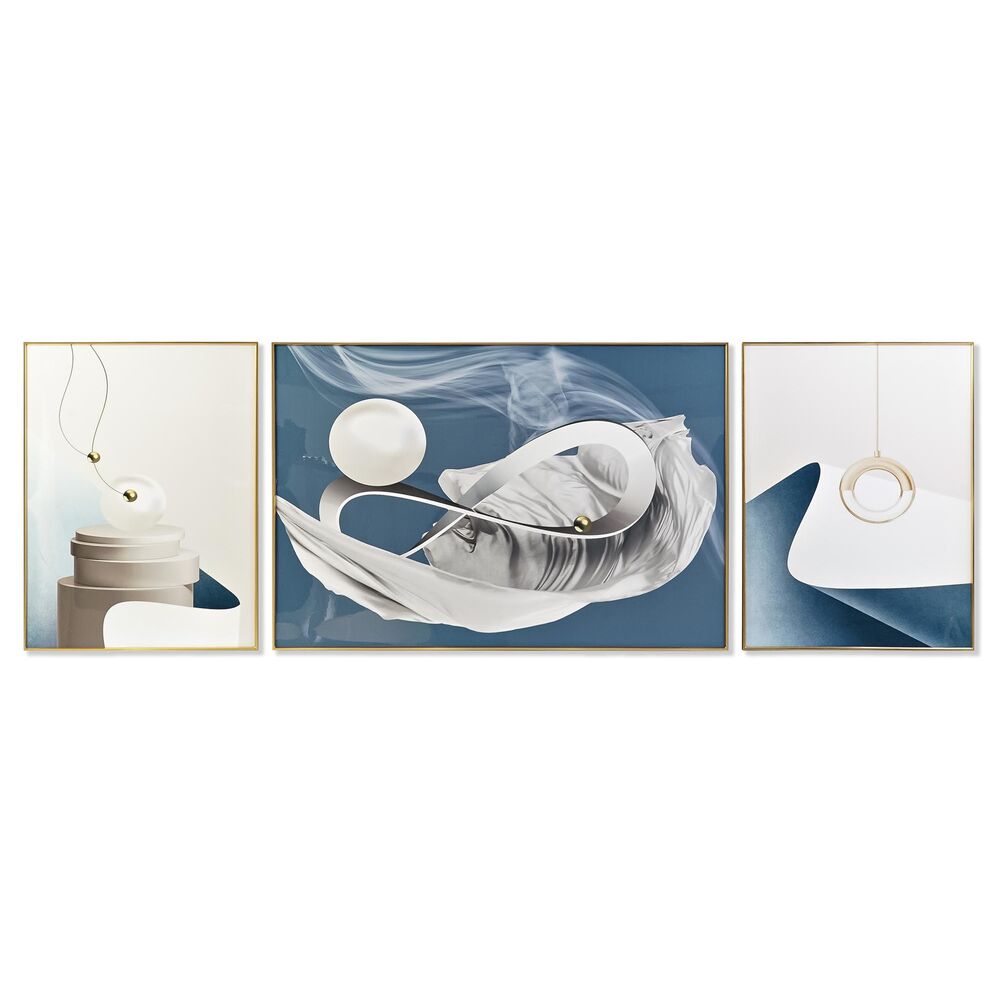 Set di 3 quadri DKD Home Decor (240 x 3 x 80 cm) (3 pezzi)