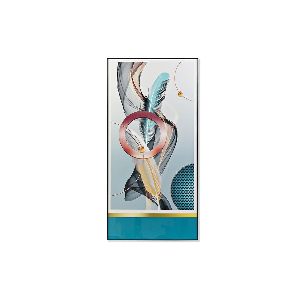 Quadro DKD Home Decor Piume (80 x 3 x 160 cm) (2 Unità)