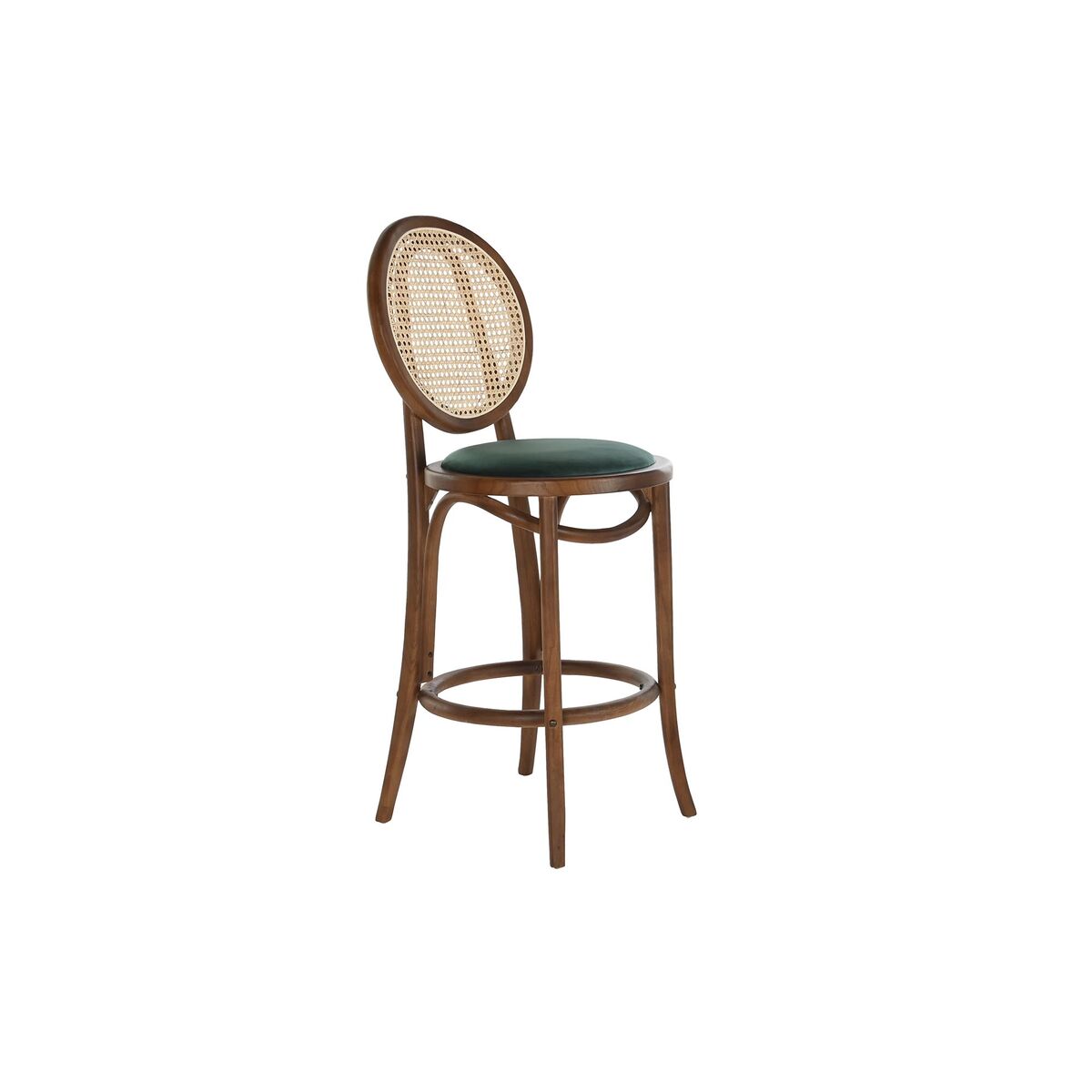 Sgabello DKD Home Decor 43 x 43 x 108 cm Marrone scuro