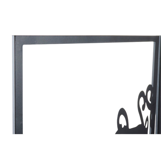 Decorazione da Parete DKD Home Decor 3 Unità Nero Albero Metallo (105 x 1,3 x 91 cm)
