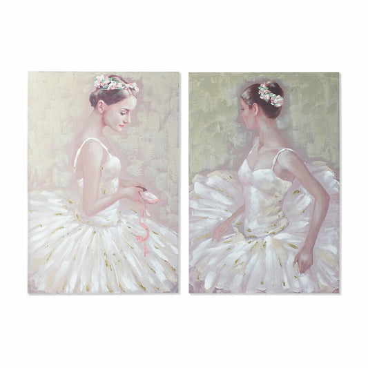 Quadro DKD Home Decor Balletto (80 x 3 x 120 cm) (2 Unità)