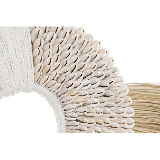 Statua Decorativa DKD Home Decor Naturale Nero Ferro Iuta Etnico