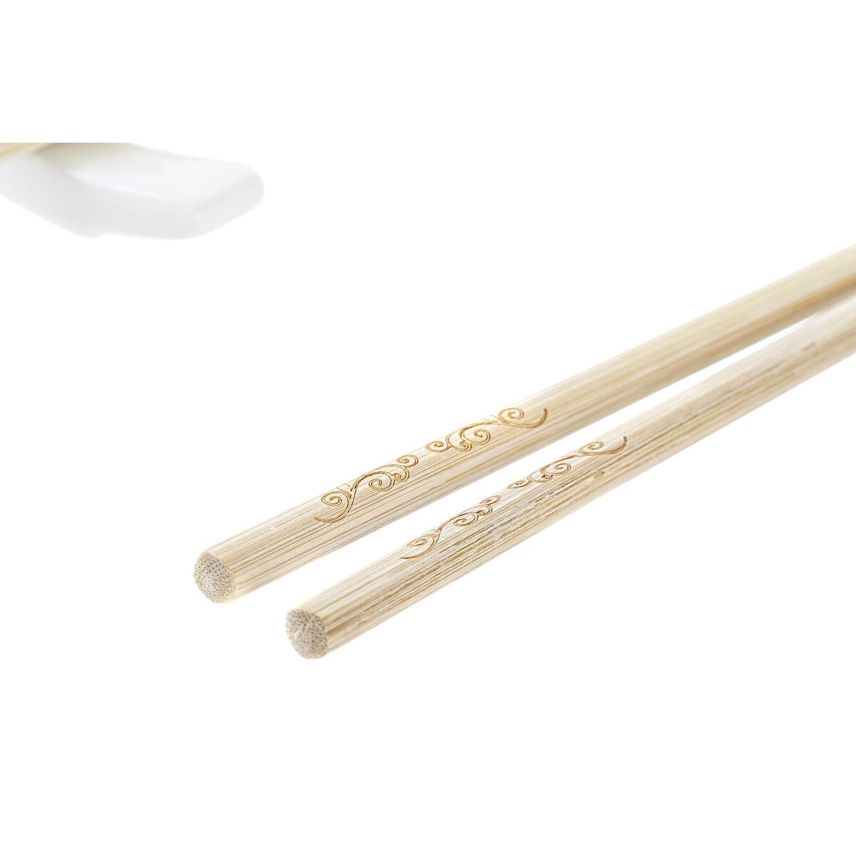 Set per Sushi DKD Home Decor Naturale Lavagna Bambù (28 x 9 x 2 cm)