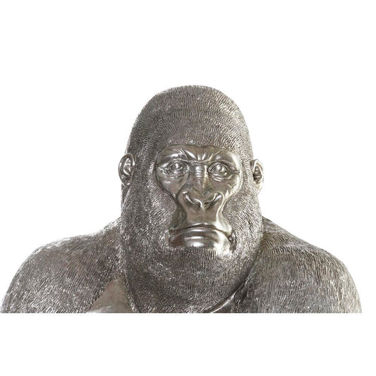 Statua Decorativa DKD Home Decor Argentato Resina Gorilla (46 x 40 x 61 cm)