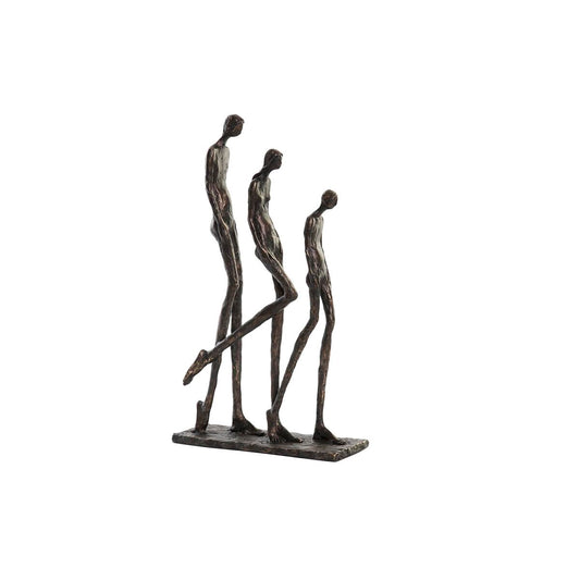 Statua Decorativa DKD Home Decor Rame Resina Moderno Famiglia (23 x 8,5 x 39 cm)