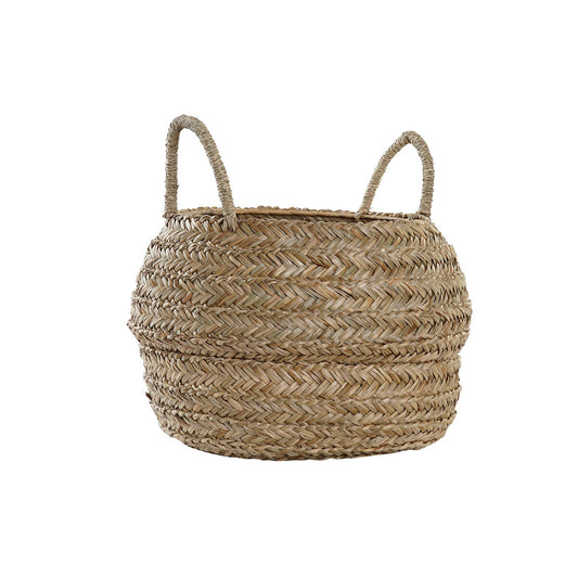 Cesta Decorativa DKD Home Decor Naturale Erba di mare Boho (40 x 40 x 30 cm)