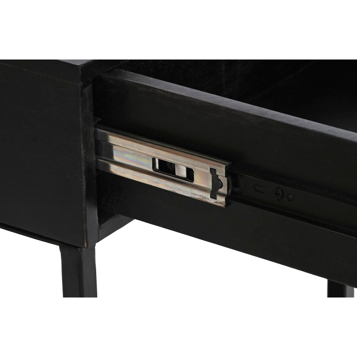 Comodino DKD Home Decor Dorato 35 x 40 x 55 cm Nero Metallo Legno
