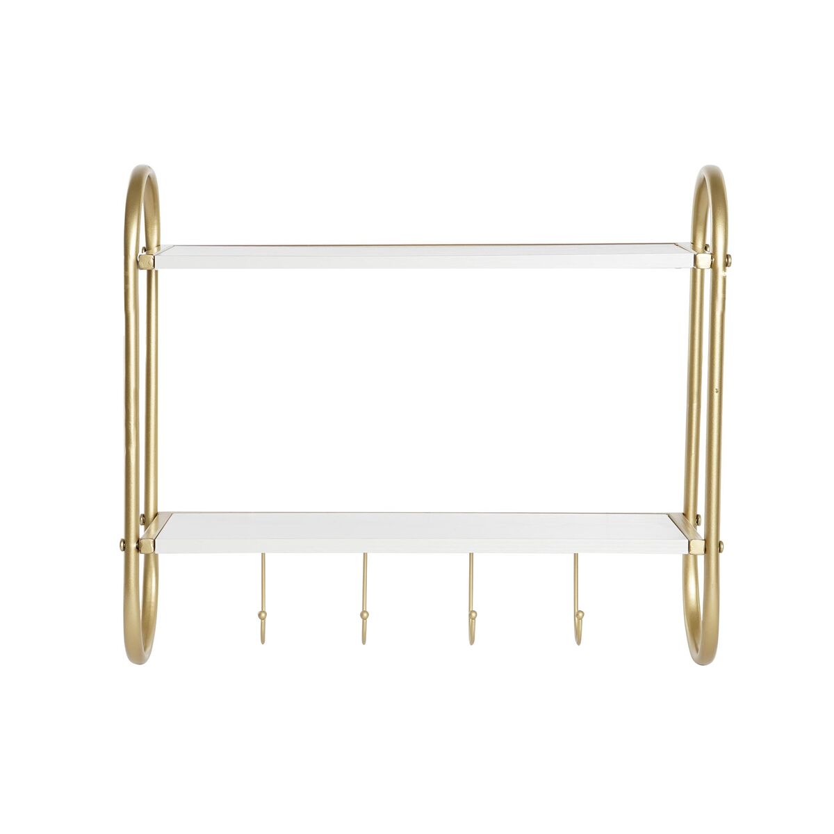 Appendiabiti da parete DKD Home Decor Metallo MDF Glam (50 x 15 x 43 cm)