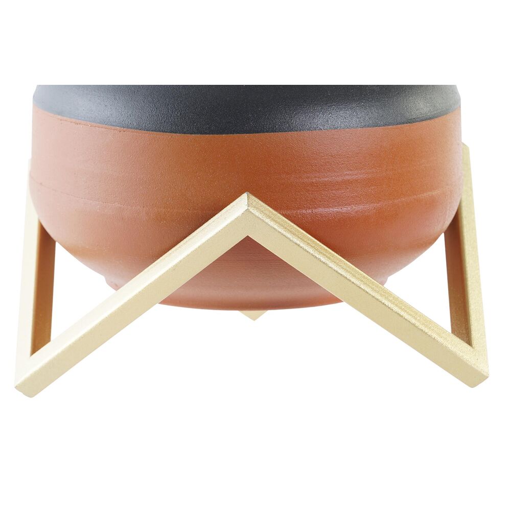 Vaso DKD Home Decor Metallo Multicolore Moderno (20 x 20 x 23 cm)