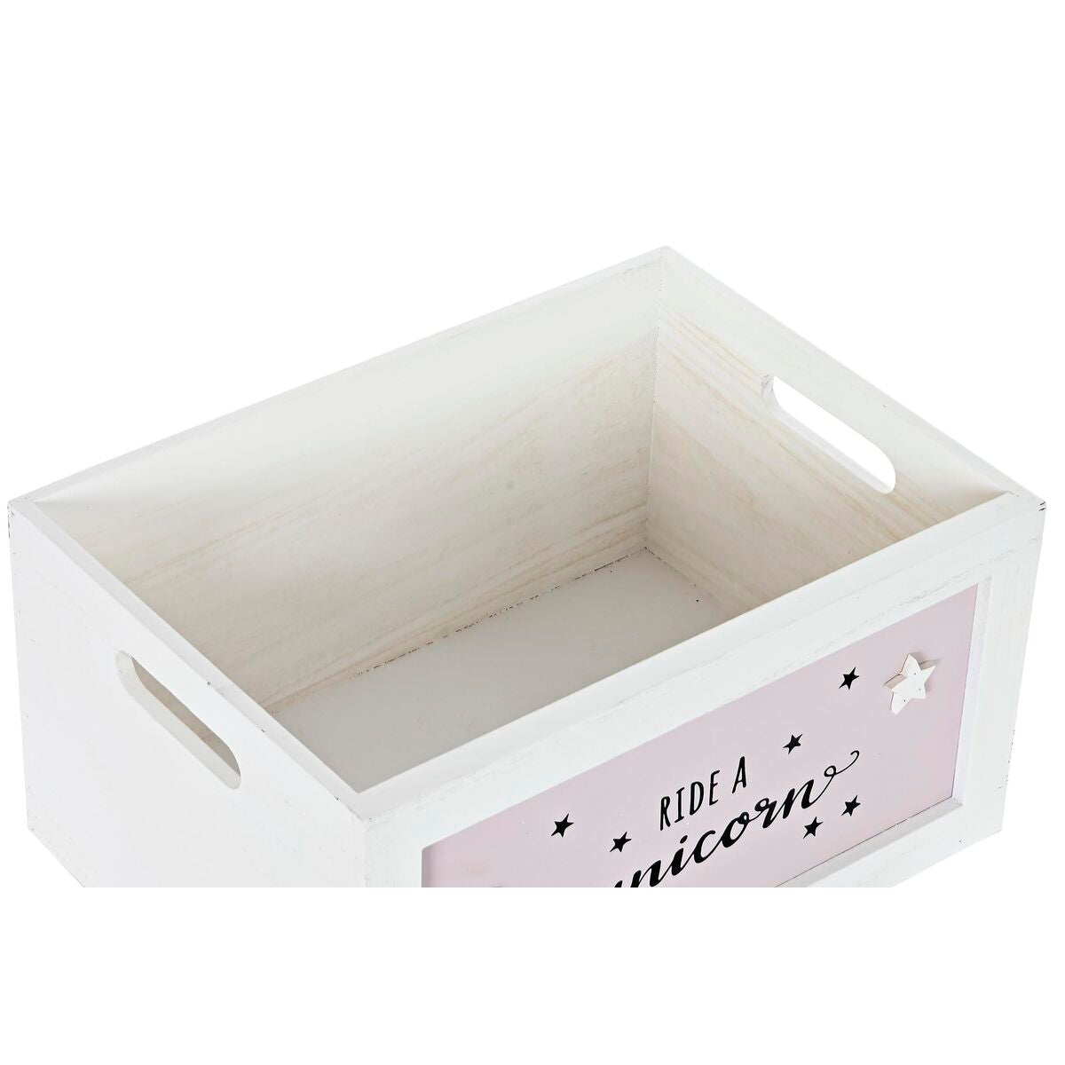 Set di Cesti DKD Home Decor Bianco Per bambini Legno di  paulownia (40 x 30 x 55 cm) (5 Pezzi)