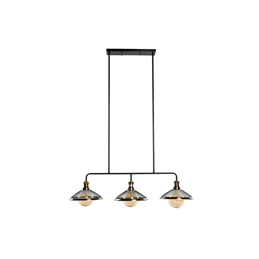 Lampadario DKD Home Decor Nero Dorato 220 V 50 W (100 x 29 x 22 cm)