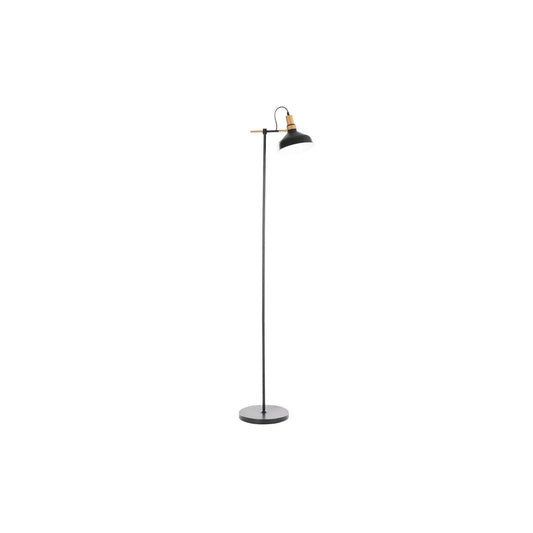 Lampada da Terra DKD Home Decor Nero Dorato Metallo Moderno (48 x 25 x 140 cm)