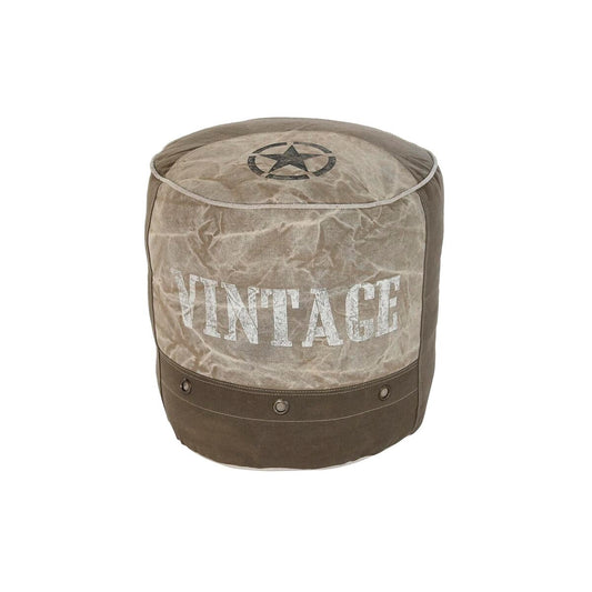 Cuscino DKD Home Decor Da terreno Grigio Poliestere Cotone Stella Vintage (44 x 44 x 44 cm)