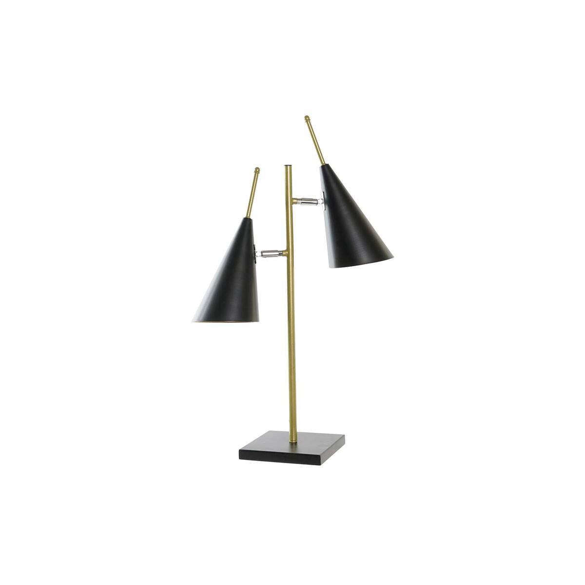 Lampada da tavolo DKD Home Decor 25W Nero Dorato 220 V Moderno (38 x 16 x 64 cm)