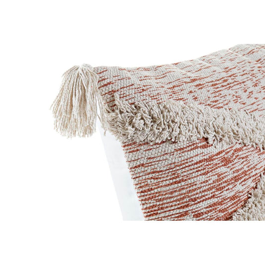 Cuscino DKD Home Decor Beige Arancio Poliestere Cotone (60 x 10 x 30 cm)