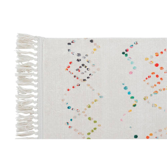 Tappeto DKD Home Decor Bianco Multicolore (120 x 180 x 0,7 cm)