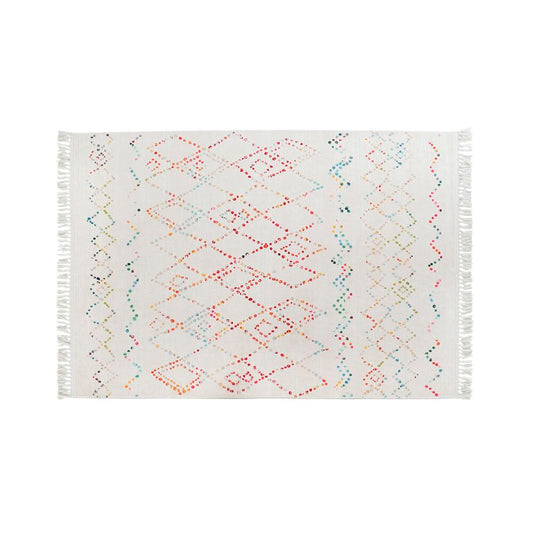 Tappeto DKD Home Decor Bianco Multicolore (120 x 180 x 0,7 cm)