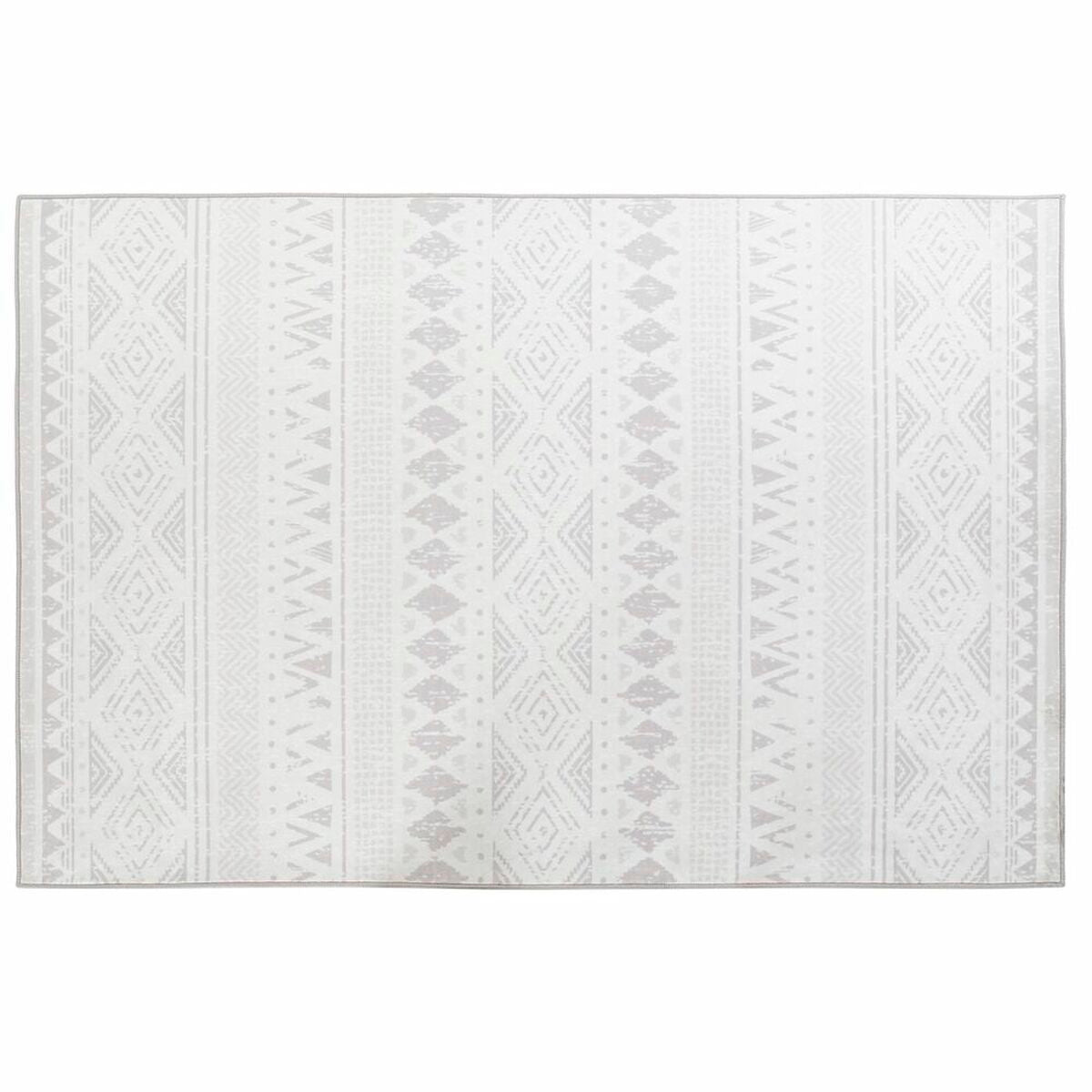 Tappeto DKD Home Decor Beige Bianco Ikat (200 x 290 x 0,4 cm)