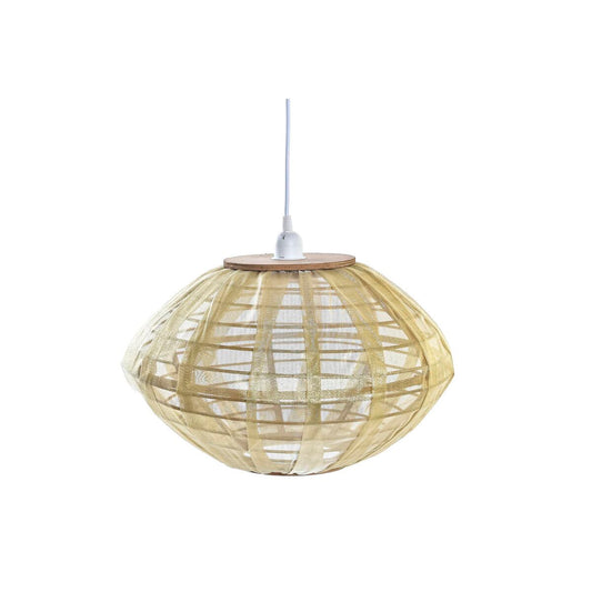 Lampadario DKD Home Decor Naturale Dorato Marrone Bambù 50 W (42 x 42 x 26 cm)