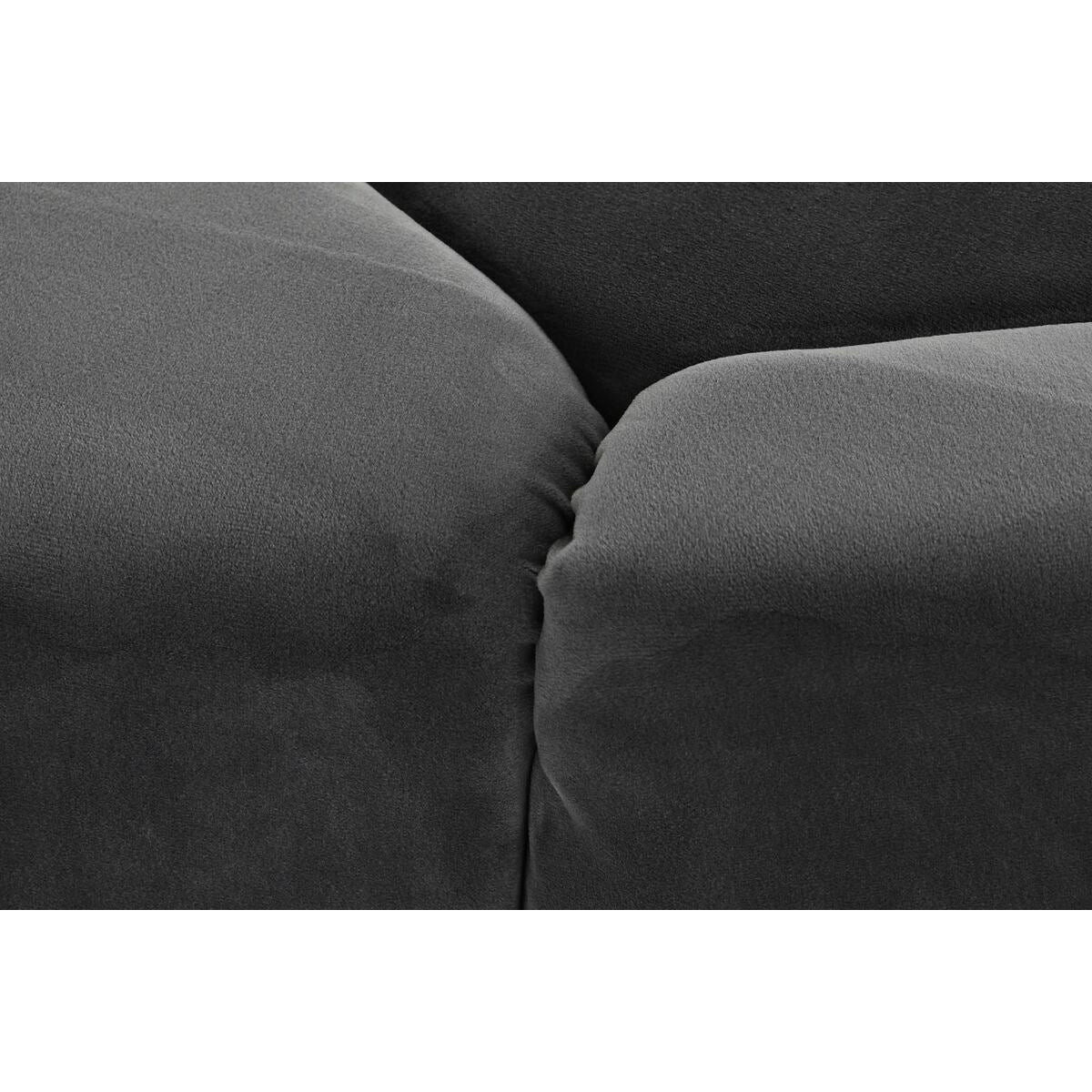 Panca DKD Home Decor Grigio Poliestere (125 x 53 x 46,5 cm)