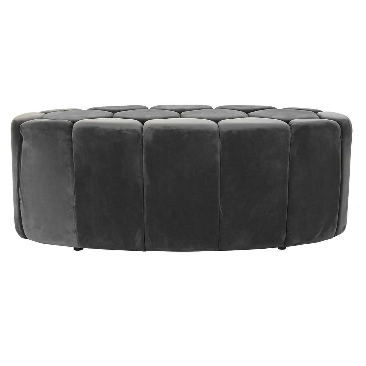 Panca DKD Home Decor Grigio Poliestere (125 x 53 x 46,5 cm)