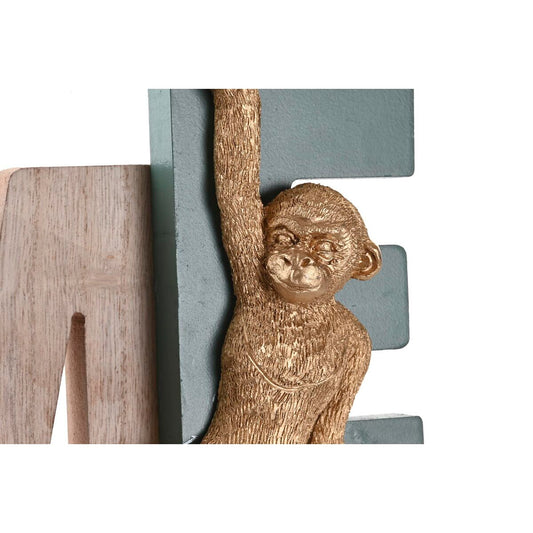 Decorazione da Parete DKD Home Decor MDF Scimmia Tropicale (42 x 5 x 22 cm)