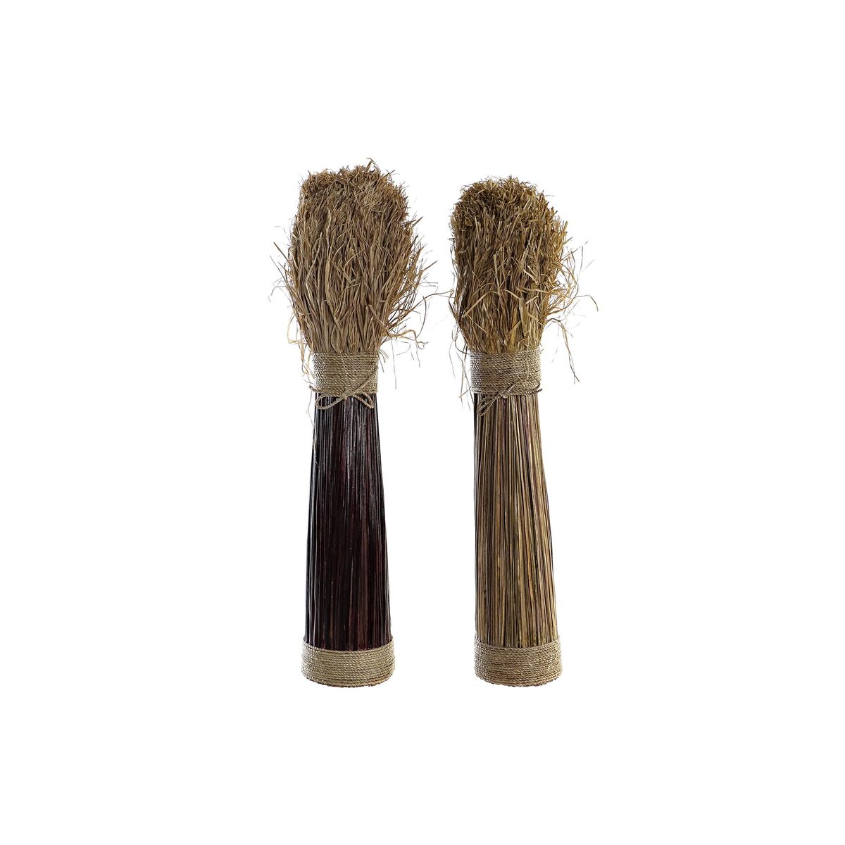 Mazzo DKD Home Decor Naturale Fibra (27 x 27 x 72 cm) (2 Unità)