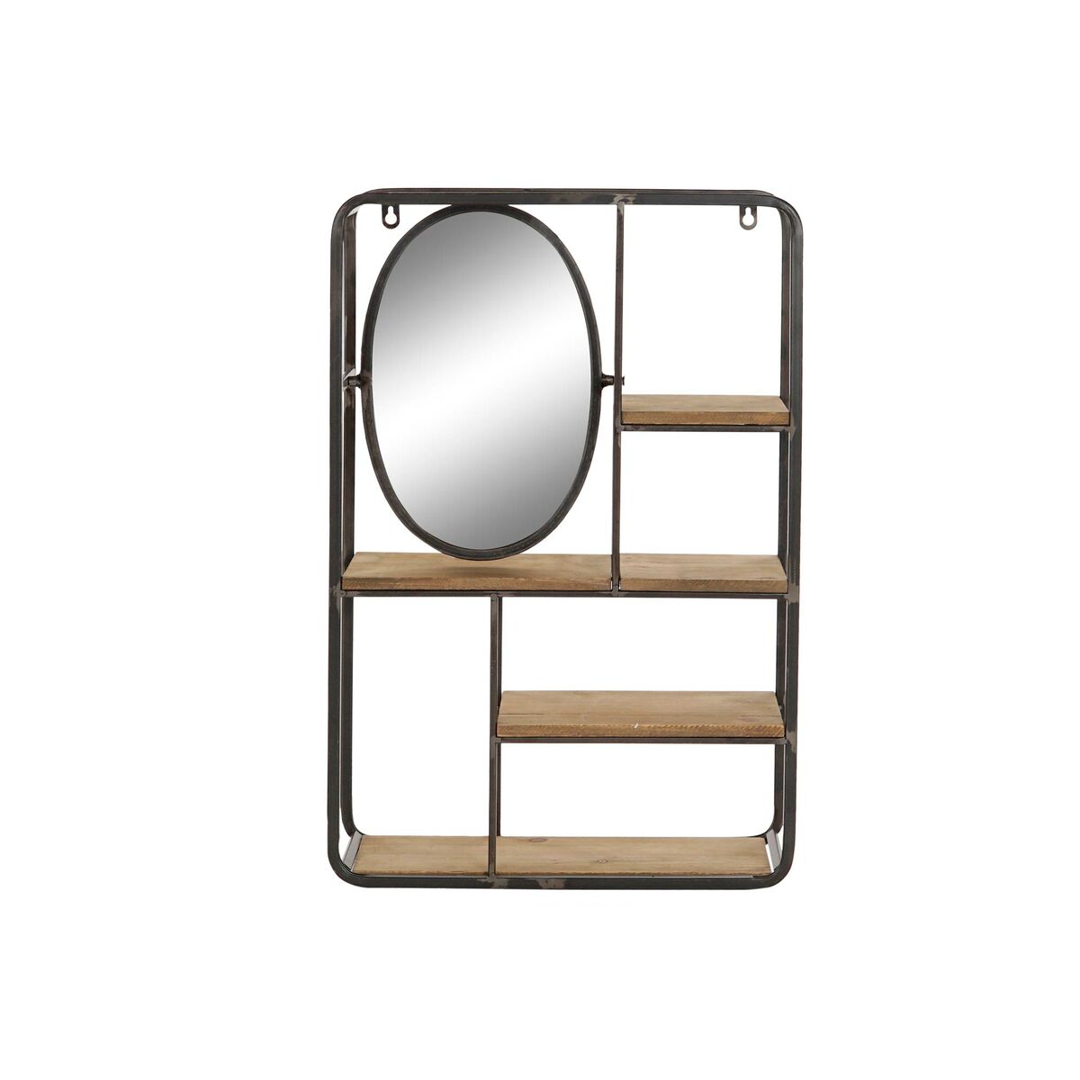 Scaffale DKD Home Decor 39,5 x 13,5 x 60 cm Metallo Legno MDF