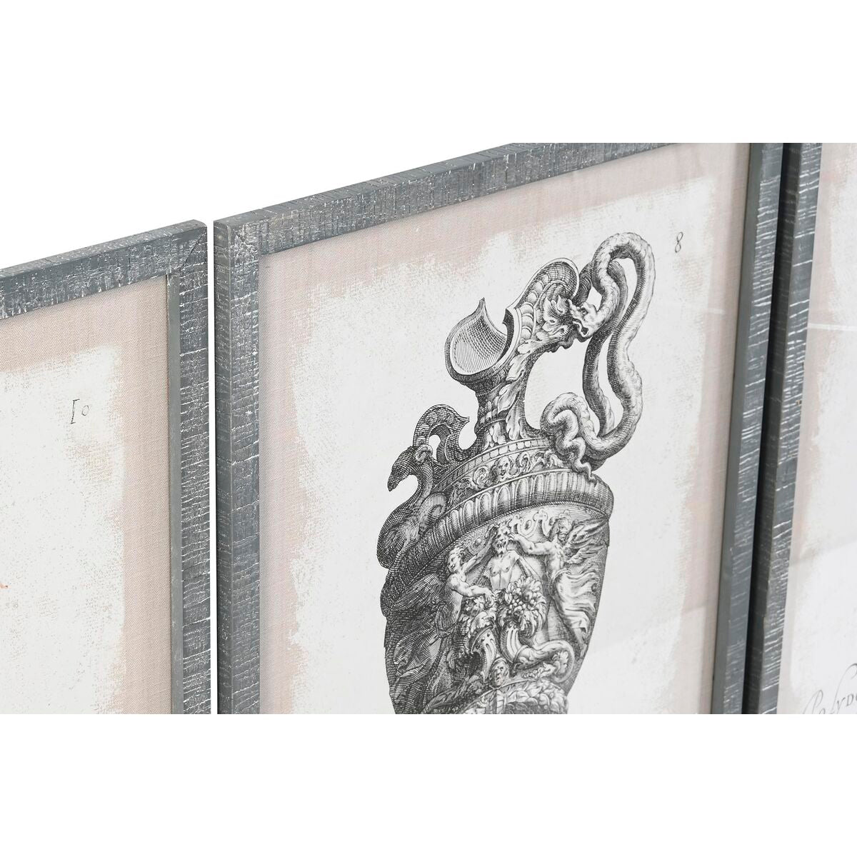 Quadro DKD Home Decor Vaso (50 x 2 x 70 cm) (4 Unità)