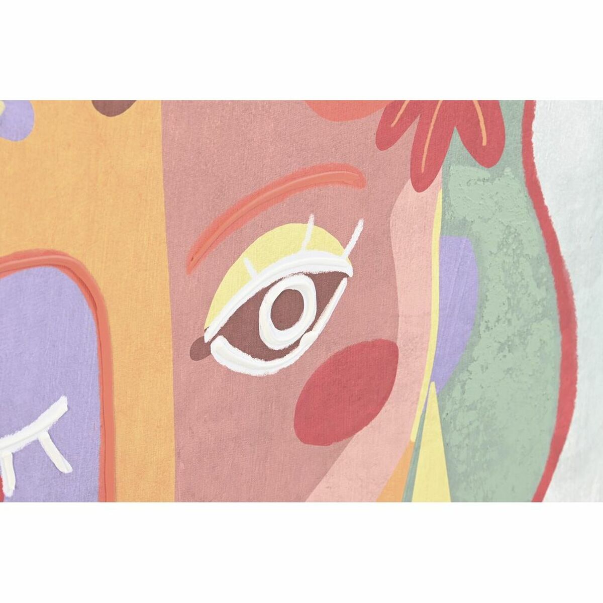 Quadro DKD Home Decor 63 x 4 x 93 cm Donna Città (2 Unità)