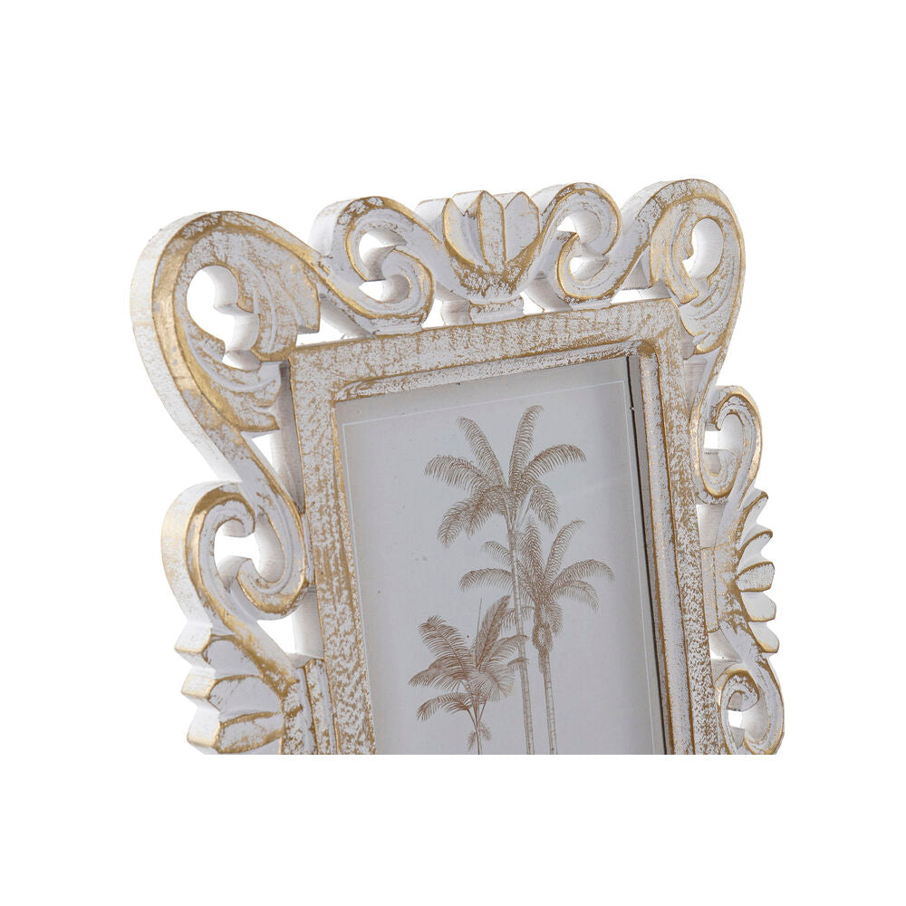 Cornice Portafoto DKD Home Decor Cristallo Legno MDF (26 x 2 x 32 cm)