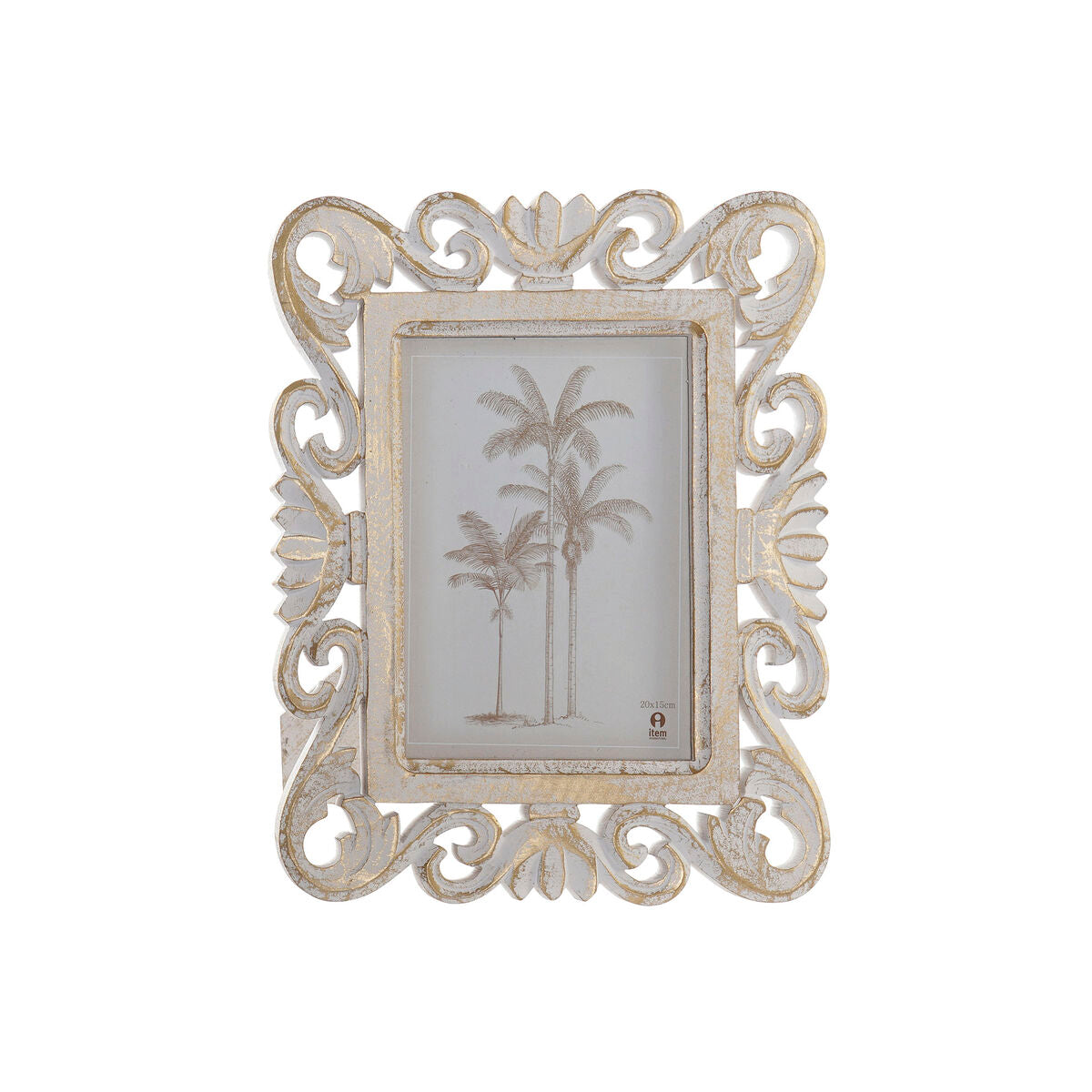 Cornice Portafoto DKD Home Decor Cristallo Legno MDF (26 x 2 x 32 cm)