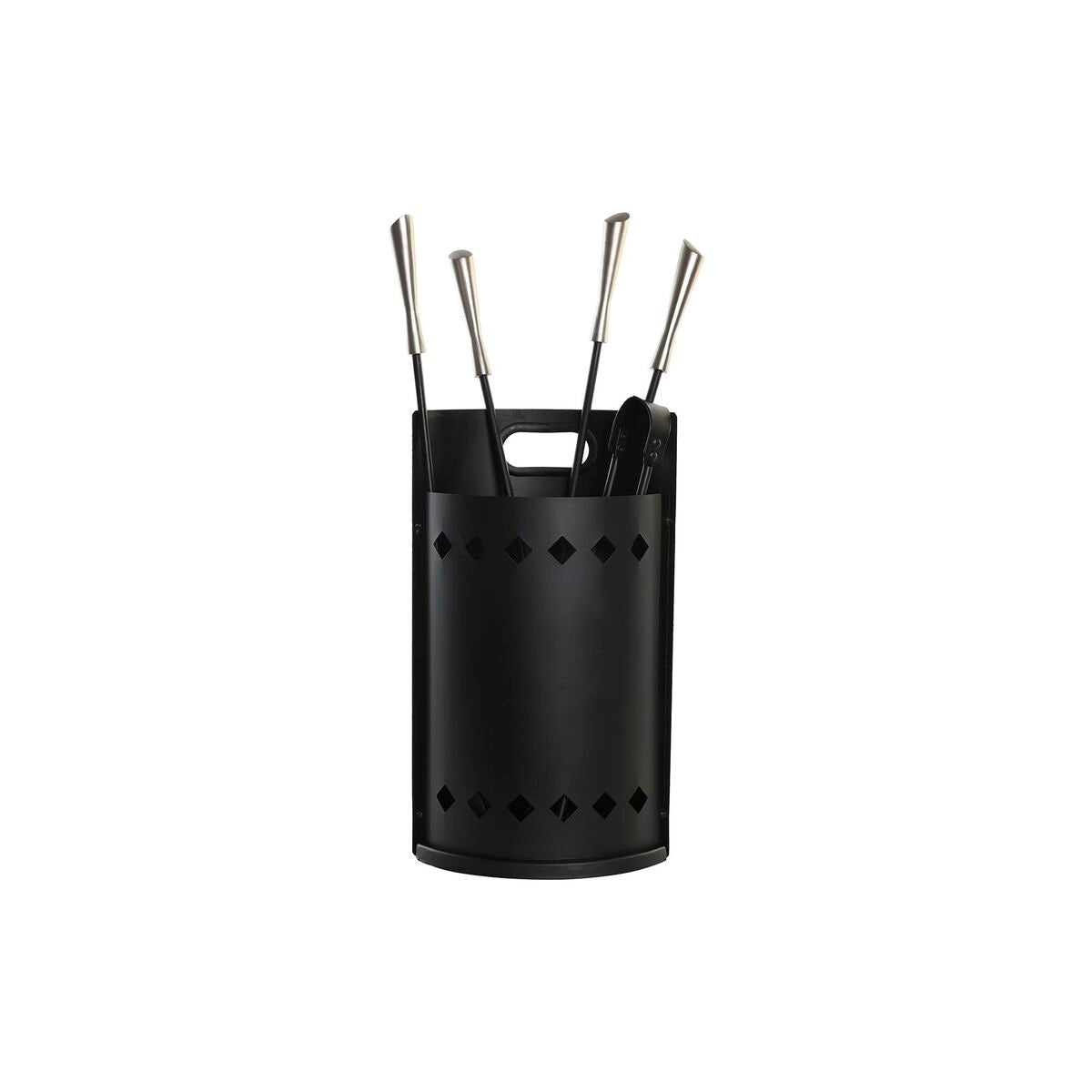 Utensili da Camino DKD Home Decor Acciaio Acciaio inossidabile (25 x 16 x 62 cm)