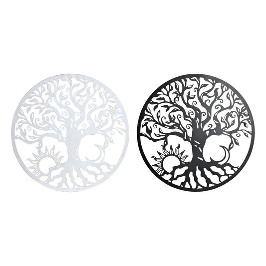 Decorazione da Parete DKD Home Decor Metallo Indiano Luna (100 x 1 x 100 cm) (2 Unità)