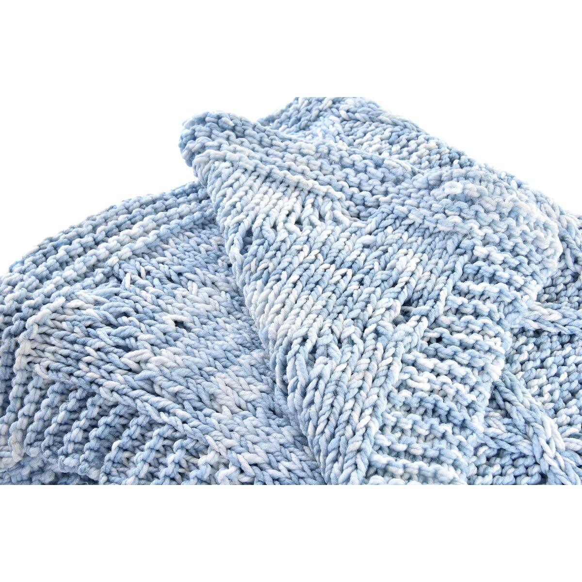 Coperta DKD Home Decor Poliestere (150 x 125 x 1 cm) (2 Unità)