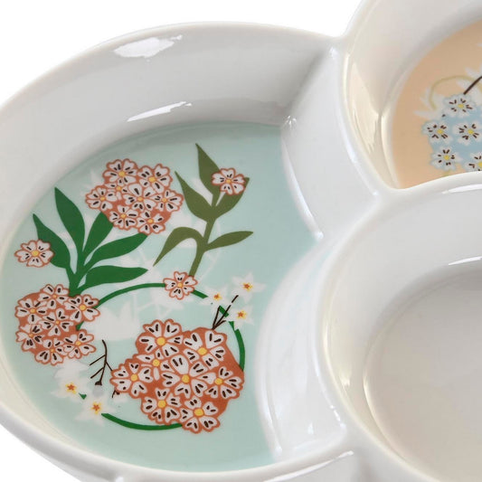 Vassoio per aperitivi DKD Home Decor Verde Bambù Gres (22 x 22 x 3 cm)