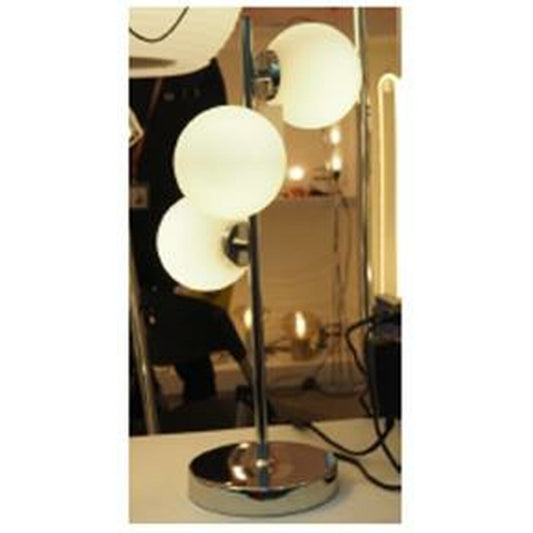 Lampada da tavolo DKD Home Decor Cristallo Argentato Metallo Bianco Moderno (23 x 23 x 49 cm)
