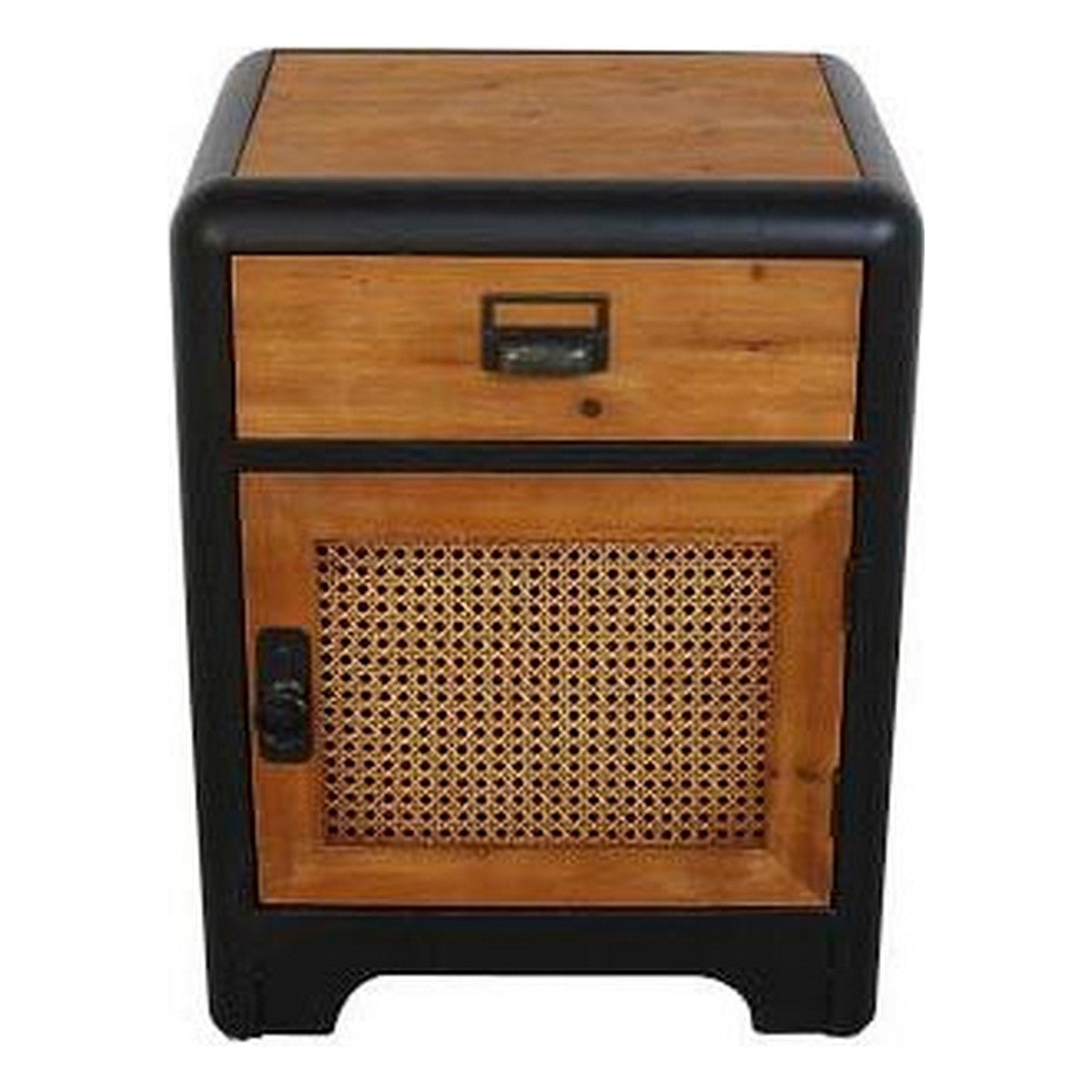 Comodino DKD Home Decor Abete Metallo (48 x 40 x 62 cm)