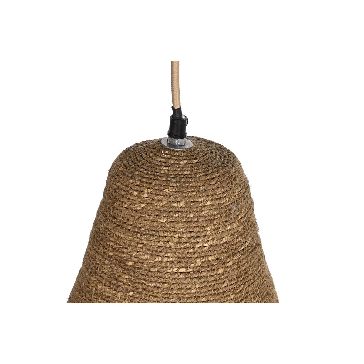 Lampadario DKD Home Decor Naturale Ferro 50 W Iuta (44 x 44 x 67 cm)