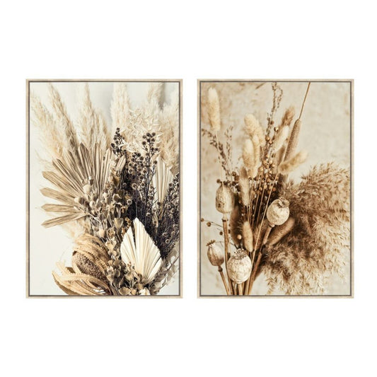 Quadro DKD Home Decor Fiore (80 x 4 x 120 cm) (2 Unità)
